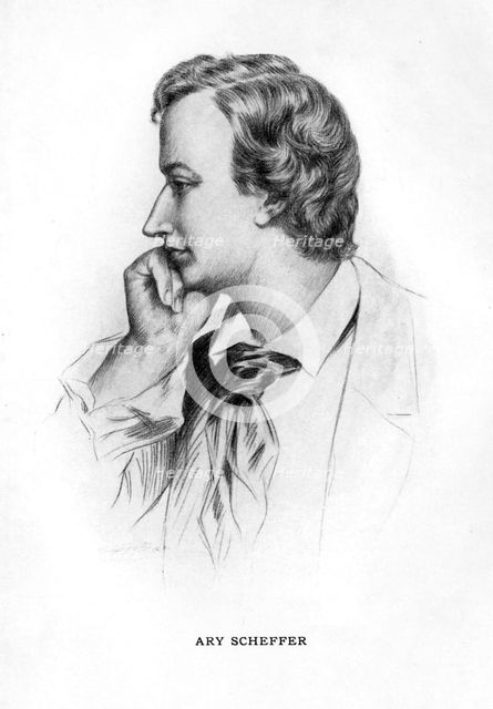 Ary Scheffer, French painter, (1912). Artist: Unknown