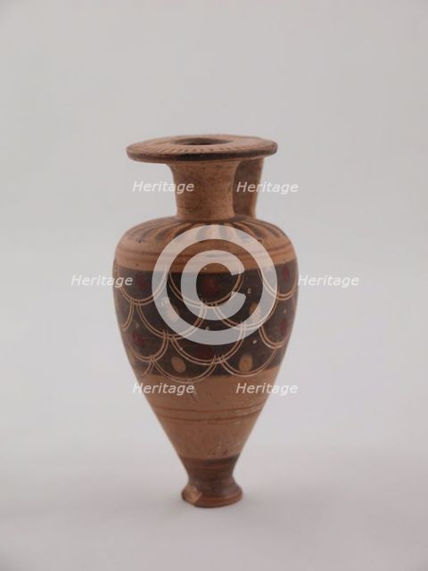 Aryballos (Container for Oil), 625-600 BCE. Creator: Unknown.