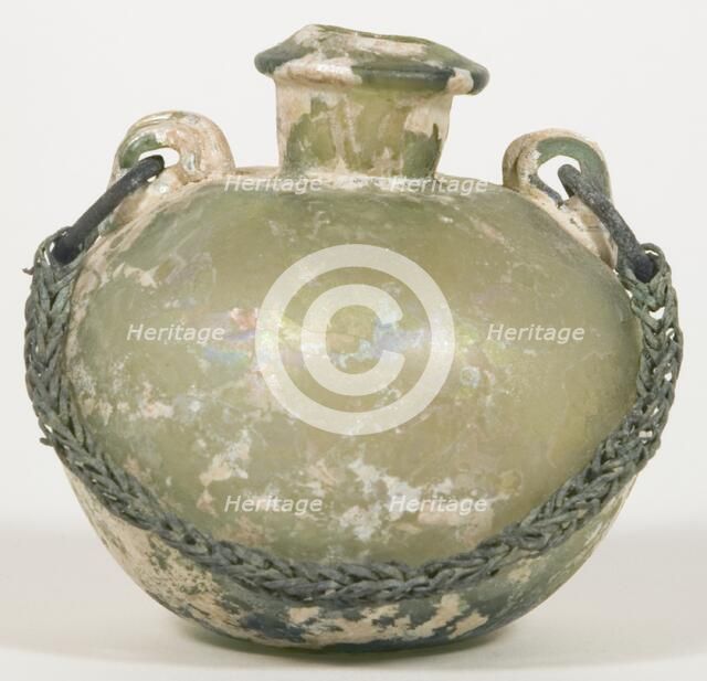 Aryballos (Container for Oil) with Chain, late 1st-2nd century. Creator: Unknown.