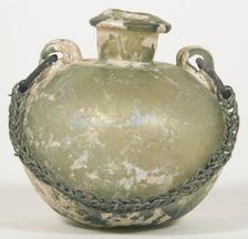 Aryballos (Container for Oil) with Chain, late 1st-2nd century. Creator: Unknown