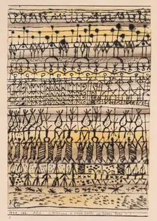 ARA. "Cooling in a Garden of the Torrid Zone", 1924. Creator: Paul Klee