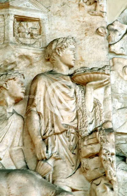 Ara Pacis, Rome, 9 BC. Artist: Unknown