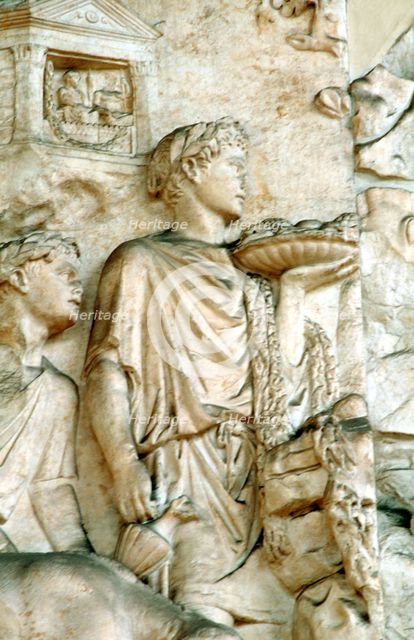 Ara Pacis, Rome, 9 BC. Artist: Unknown