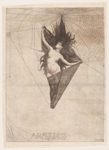 Arachne, 1884., 1884. Creator: Otto Henry Bacher