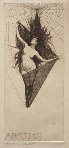 Arachne, 19th century. Creator: Otto H. Bacher (American, 1856-1909)