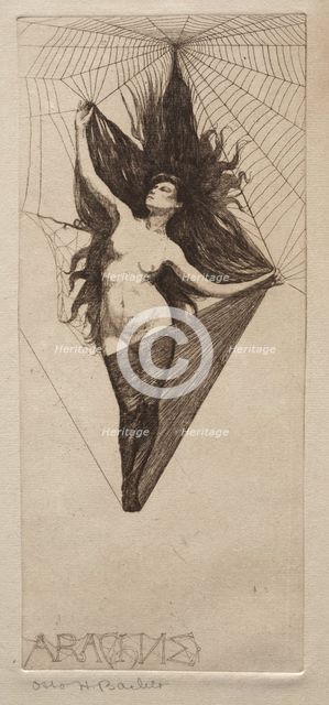 Arachne, 19th century. Creator: Otto H. Bacher (American, 1856-1909).