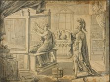 Arachne Being Turned into a Spider by Minerva, n.d. Creator: Unknown