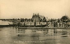 Arab Village on the Bank of the Tigris c1918-c1939. Creator: Unknown
