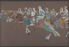 Arab Cavalry, 1905. Creator: Kandinsky, Wassily Vasilyevich (1866-1944)