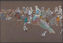 Arab Cavalry, 1905. Creator: Kandinsky, Wassily Vasilyevich (1866-1944)