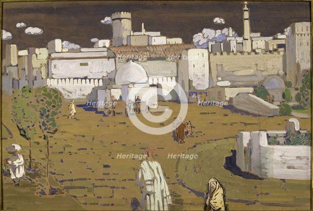 Arab City, 1905. Creator: Kandinsky, Wassily Vasilyevich (1866-1944).