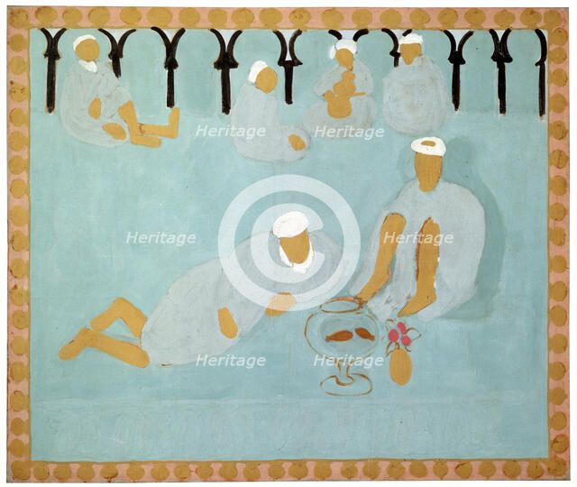 'Arab Coffee House', 1913.  Creator: Henri Matisse.