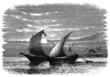 Arab dhows on the Red Sea, c1890