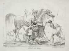 Arab of the Desert, 1817. Creator: Antoine-Jean Gros (French, 1771-1835)