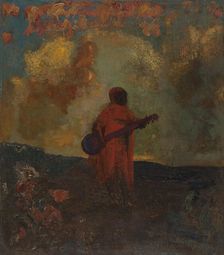 Arabe musicien, 1893. Creator: Odilon Redon