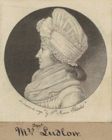 Arabella Duncan Ludlow, 1798. Creator: Charles Balthazar Julien Févret de Saint-Mémin