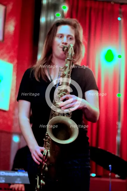 Arabella Sprot, Speakeasy Jazz Club, Wick Inn, Hove, East Sussex, 31 Jan 2024. Creator: Brian O'Connor.
