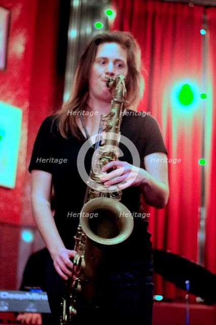Arabella Sprot, Speakeasy Jazz Club, Wick Inn, Hove, East Sussex, 31 Jan 2024. Creator: Brian O'Connor.