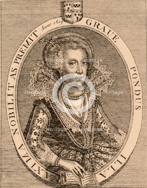 Arabella Stuart (1575-1615), English Renaissance noblewoman, 1889. Creator: Unknown.