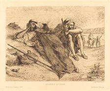 Arabes d'Oran, 1833. Creator: Eugene Delacroix