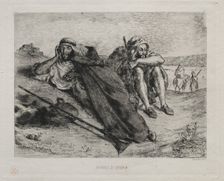 Arabes dOran. Creator: Eugène Delacroix (French, 1798-1863)