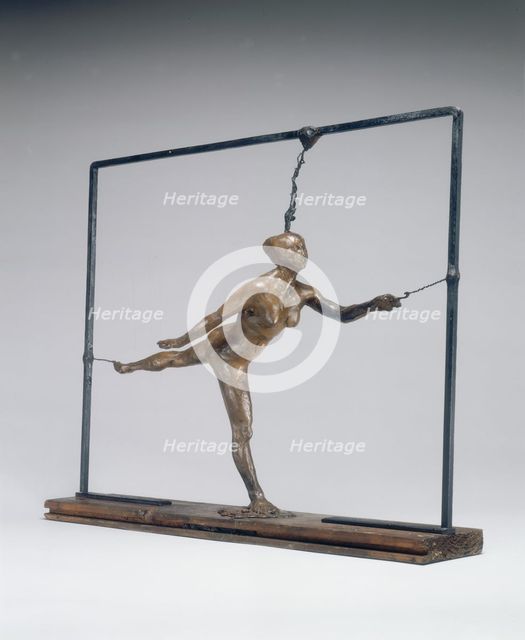 Arabesque over the Right Leg, Left Arm in Front, c. 1885/1890. Creator: Edgar Degas.