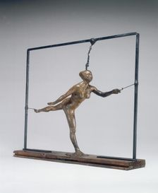 Arabesque over the Right Leg, Left Arm in Front, c. 1885/1890. Creator: Edgar Degas