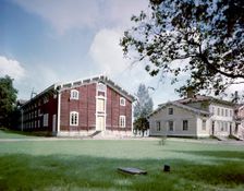 Arabia Notsjö glassworks, Finland, 1960s. Creator: Göran Algård