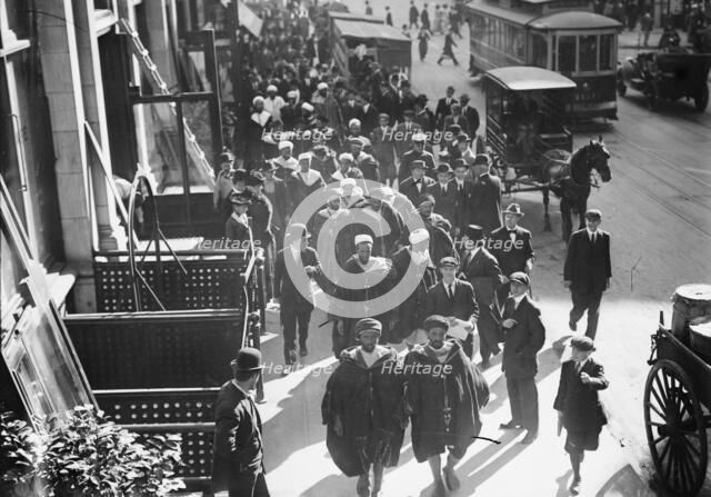Arabs from "Garden of Allah" N.Y., between c1910 and c1915. Creator: Bain News Service.