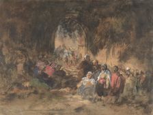 Arabs Resting, 1817-70. Creator: Eugenio Lucas Villamil