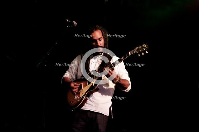 Araf Najak, Love Supreme Jazz Festival, Glynde Place, East Sussex, 2014.   Artist: Brian O'Connor.