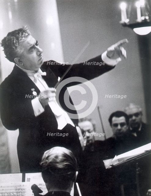 Aram Khachaturian, Soviet-Armenian composer, 1960s. Artist: Unknown