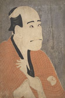Arashi Ryuzo I as Ishibe Kinkichi in the Play "Hana Ayame Bunroku Soga", 1794., 1794. Creator: Tôshûsai Sharaku