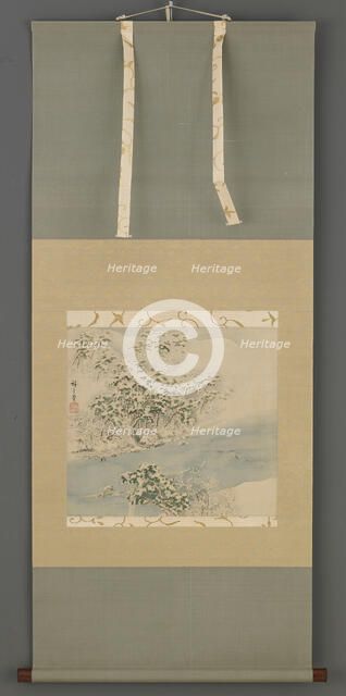 Arashiyama in Snow, Edo period, 19th century. Creator: Ando Hiroshige.