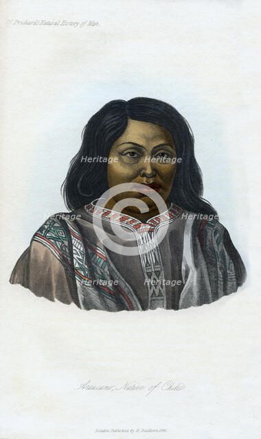 'Araucano, Native of Chili', 1848. Artist: Unknown