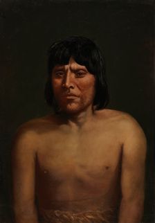 Araucanian Man, ca. 1890-1892. Creator: Unknown