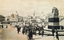 Arbat Square, Moscow, Russia, 1913