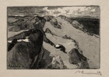 Arbonne, le Gros-Sablon. Creator: Auguste Louis Lepère (French, 1849-1918)