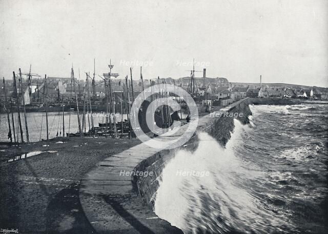 'Arbroath - From the Harbour', 1895. Artist: Unknown.