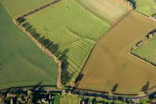 Arbury Banks near Chipping Warden, the earthwork remains of an Iron Age fort and medieval..., 2024 Creator: Damian Grady