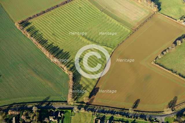 Arbury Banks near Chipping Warden, the earthwork remains of an Iron Age fort and medieval..., 2024 Creator: Damian Grady.