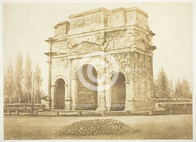 Arc Antique a Orange, 1853. Creator: Edouard Baldus.