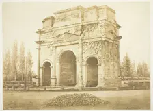 Arc Antique a Orange, 1853. Creator: Edouard Baldus
