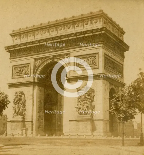 'Arc de Triomphe de l'Étoile', . Creator: Unknown.