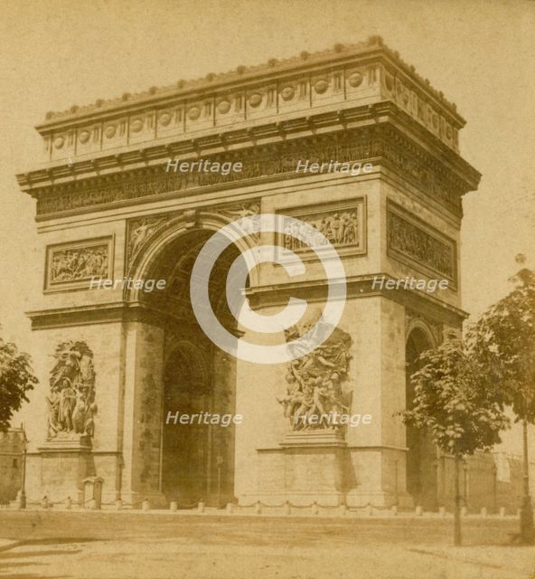 'Arc de Triomphe de l'Étoile', . Creator: Unknown.