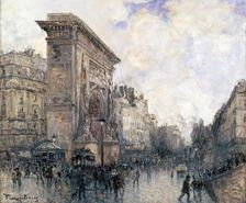 Arc de Triomphe de la Porte St-Denis, Paris c1875-1926. Artist: Frank Myers Boggs
