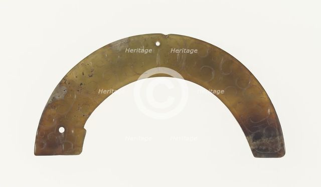 Arc-shaped Pendant, Eastern Zhou dynasty, c. 770-256 B.C. c. 5th century B.C. Creator: Unknown.