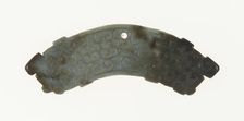 Arc-shaped Pendant (huang), Eastern Zhou dynasty, c. 770-256 BC 6th-5th century B.C. Creator: Unknown