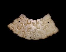 Arc-shaped Pendant (huang), Eastern Zhou dynasty, c. 770-256 BC 6th-5th century B.C. Creator: Unknown