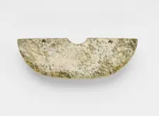 Arc-shaped pendant (huang ?), Late Neolithic period, ca. 3500-2700 BCE. Creator: Unknown